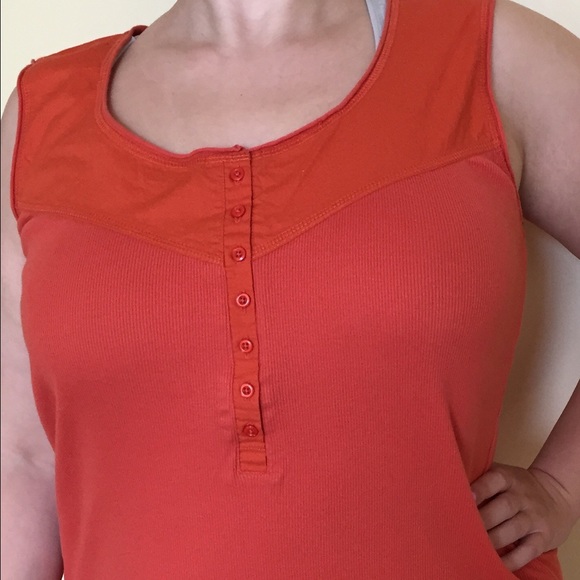 Style & Co. Tops - Cotton orange tank made in india