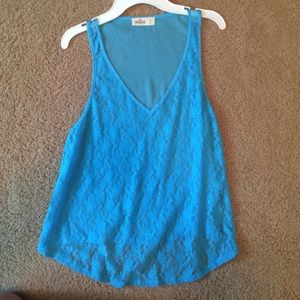 lace tank hollister