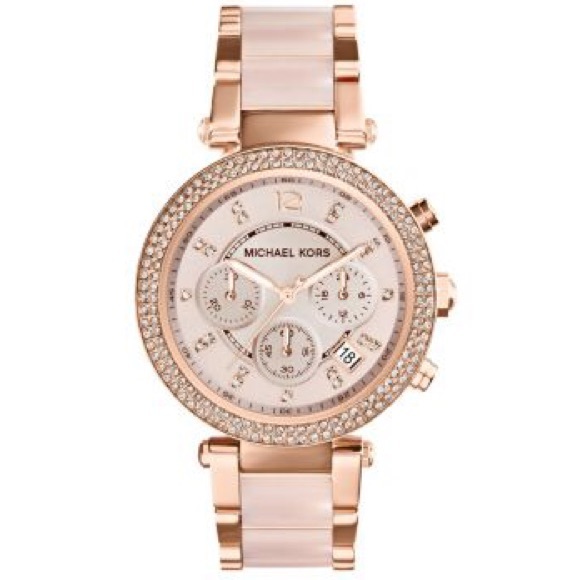Brand new authentic Michael kors rose gold watch