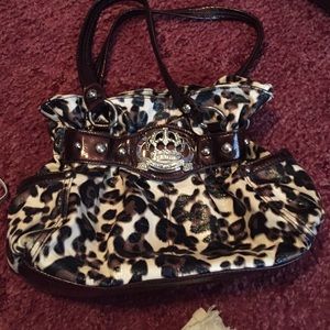 Kathy Van Zeeland cheetah purse