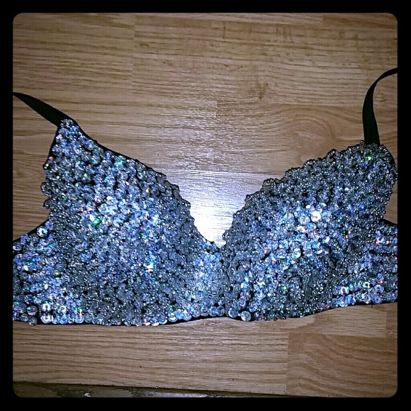 Sequins bra