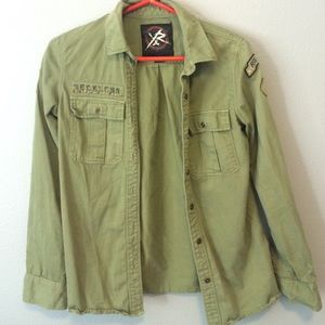 Army Button up