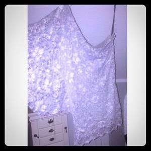 Half sleeve lace top