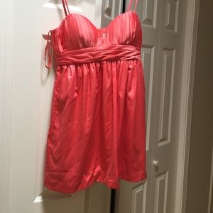 Salmon formal dress