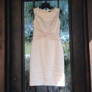 Jessica Howard Beaded Cap Sleeve Sheath Dress