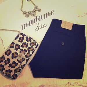 BNWT J. Crew 3" Navy Chino Shorts