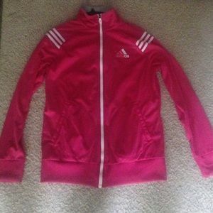 Women's Pink Adidas jacket