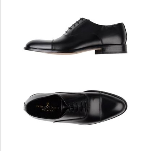 Borgo Mediceo Italian Leather Shoes Sz 45/11.5