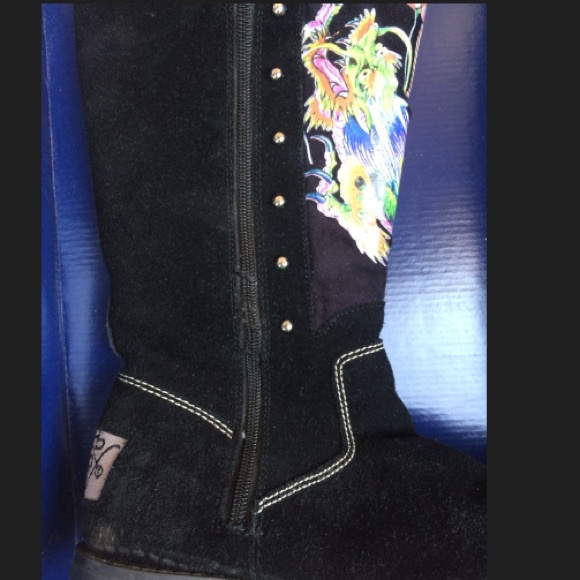 Ed Hardy boots with a Chinese woman 70% off!! - Picture 4 of 4