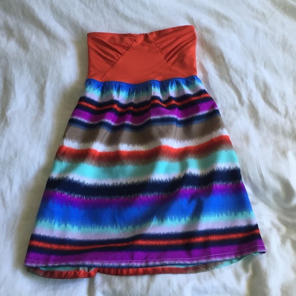 Roxy strapless dress