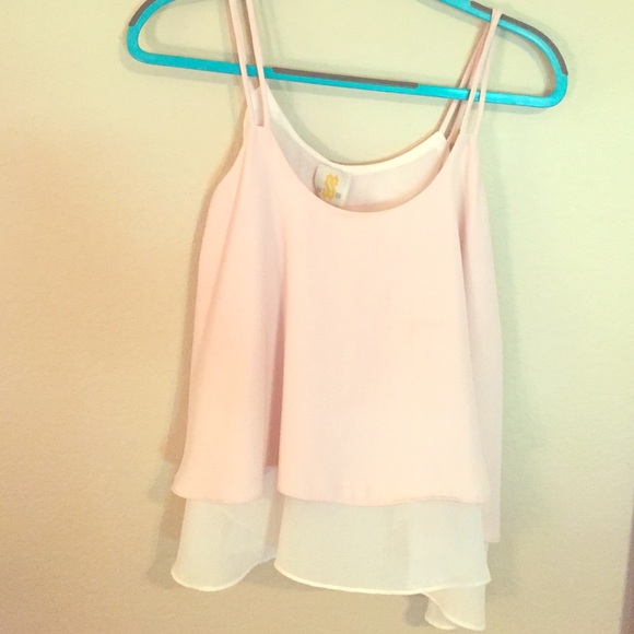 Double spaghetti strap tank
