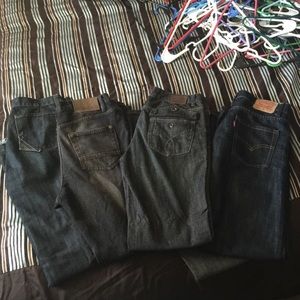 Bundle of boys jeans : NAUTICA, CALVIN KLEIN,