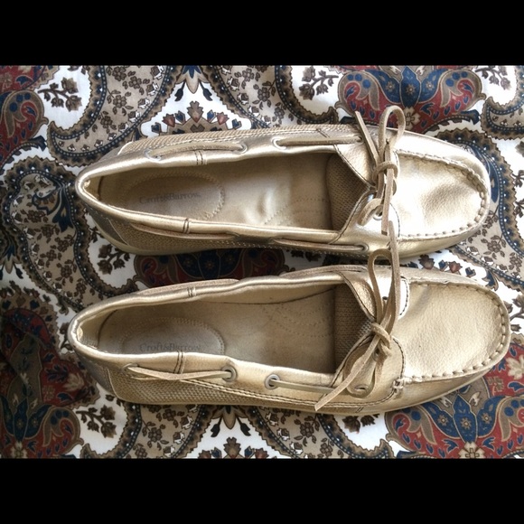 Gold/Tan Boat Shoes! - Picture 1 of 3