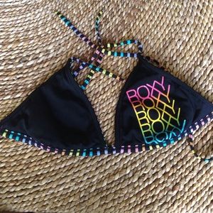 Roxy triangle swim suit top