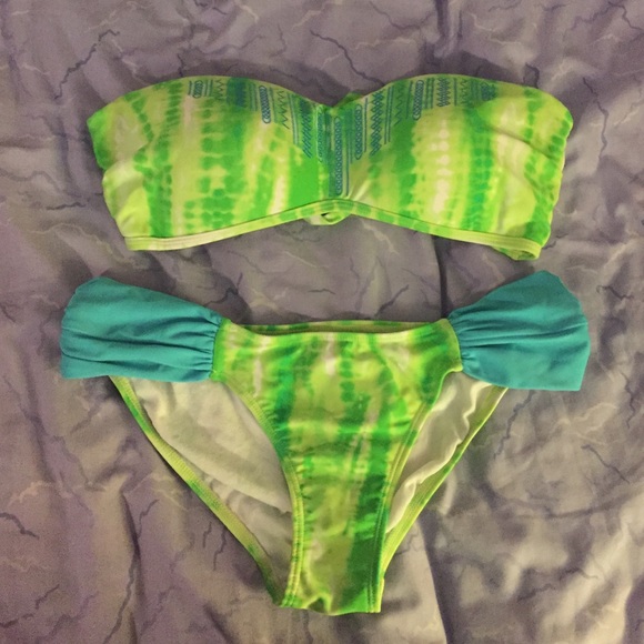 Bandeau bikini top and bottom!