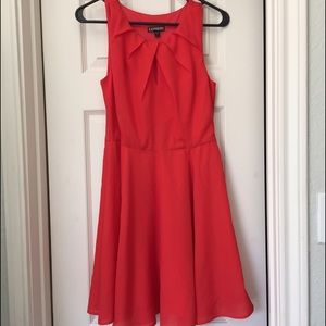 Express red dress