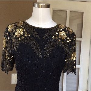 Vintage beaded cocktail dress