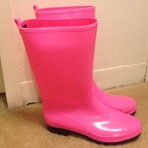 Pink Rain Boots