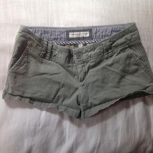 Olive green shorts