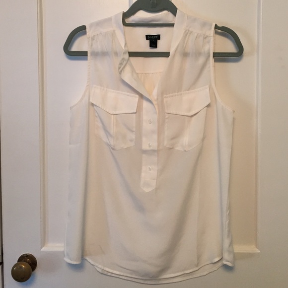 J. Crew Sleeveless Popover Tank