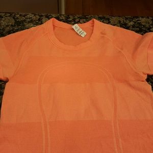 Lululemon Orange Shirt