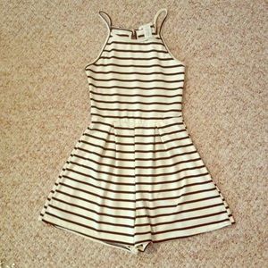 💥SOLD💥Striped Nautical Romper Playsuit