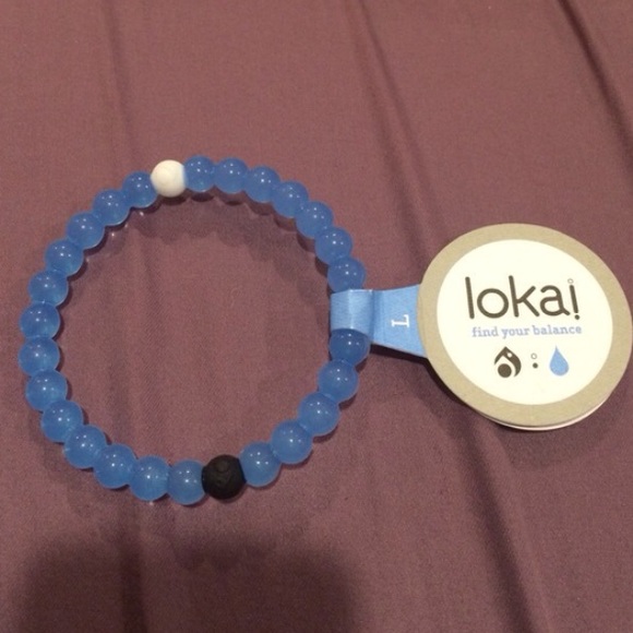 Large blue Lokai bracelet
