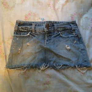 American eagle denim skirt