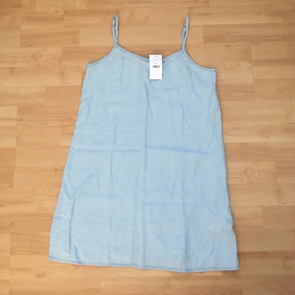NWT Cotton On Denim Adjustable Straps Dress