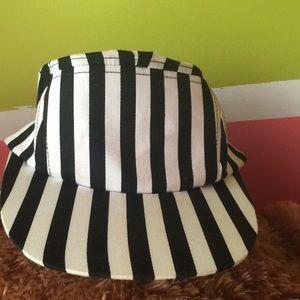 Neon stripped baseball cap!