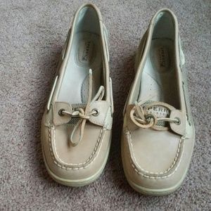 Classic tan Sperry Top-Siders