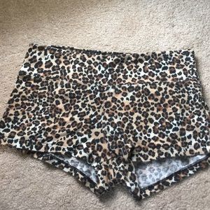 Cheetah print shorts