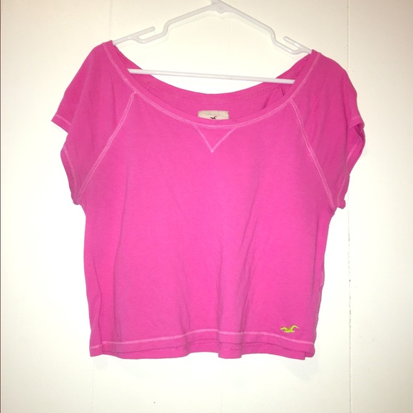Pink hollister shirt