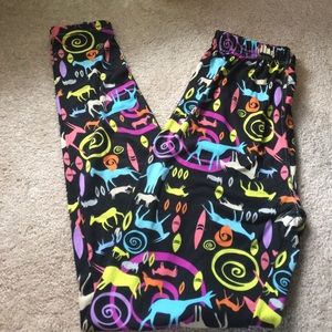 Soft colorful leggings