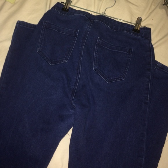 Blue high waisted jeans - Picture 2 of 2