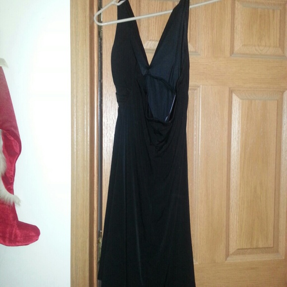 Black evening dress