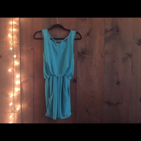 Sea Foam Green Dress - Picture 1 of 3