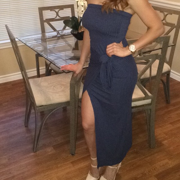 Blue dress