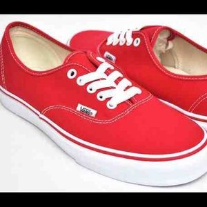 Authentic all red vans ❤️💋