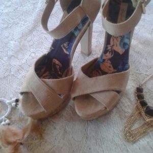 Biege heels