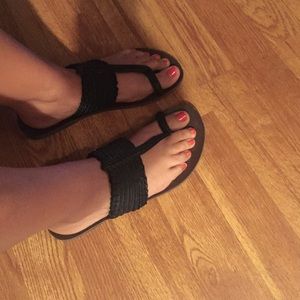 Lucky Brand black sandals