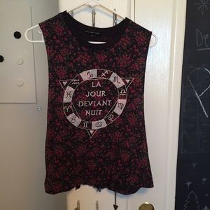 UO floral muscle tank