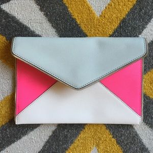 Rebecca Minkoff Colorblock Envelope Clutch