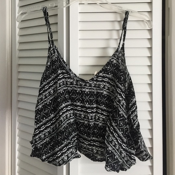 LA Hearts tribal crop top