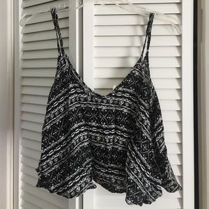 LA Hearts tribal crop top