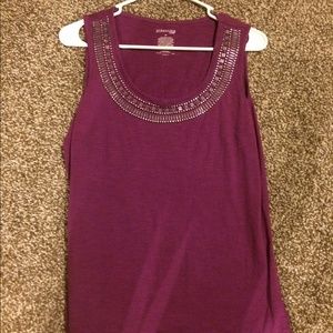 St johns bay neck detail top