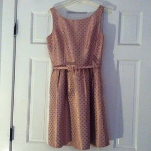 Gorgeous pink Jacquard dress size 10 the Limited
