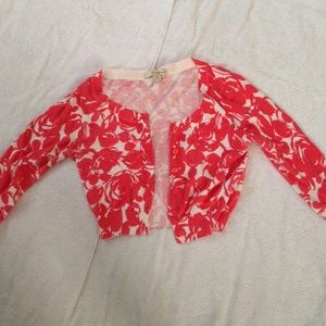 Coral cardigan