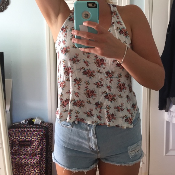 Floral tank top