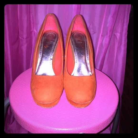 Orange heels